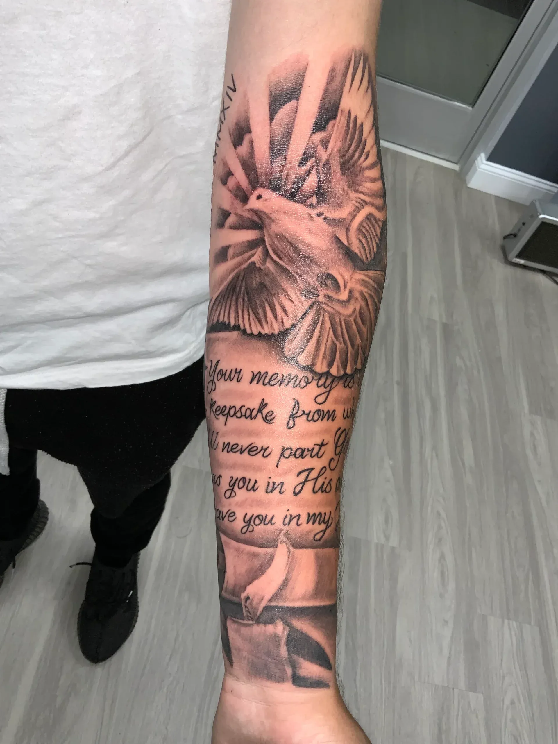 Large tattoo removal
